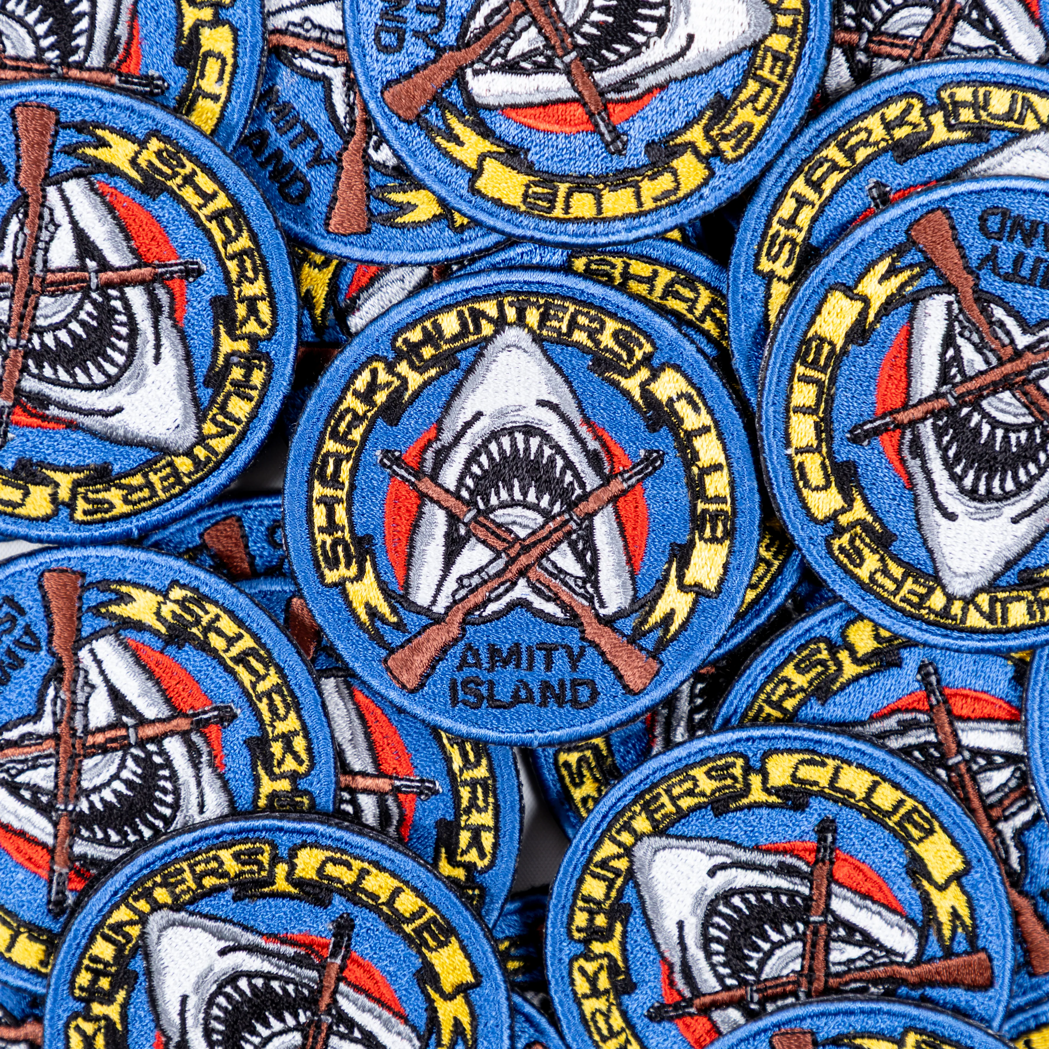 Amity Island Shark Hunters Club Patch (Velcro backed) - Image 2