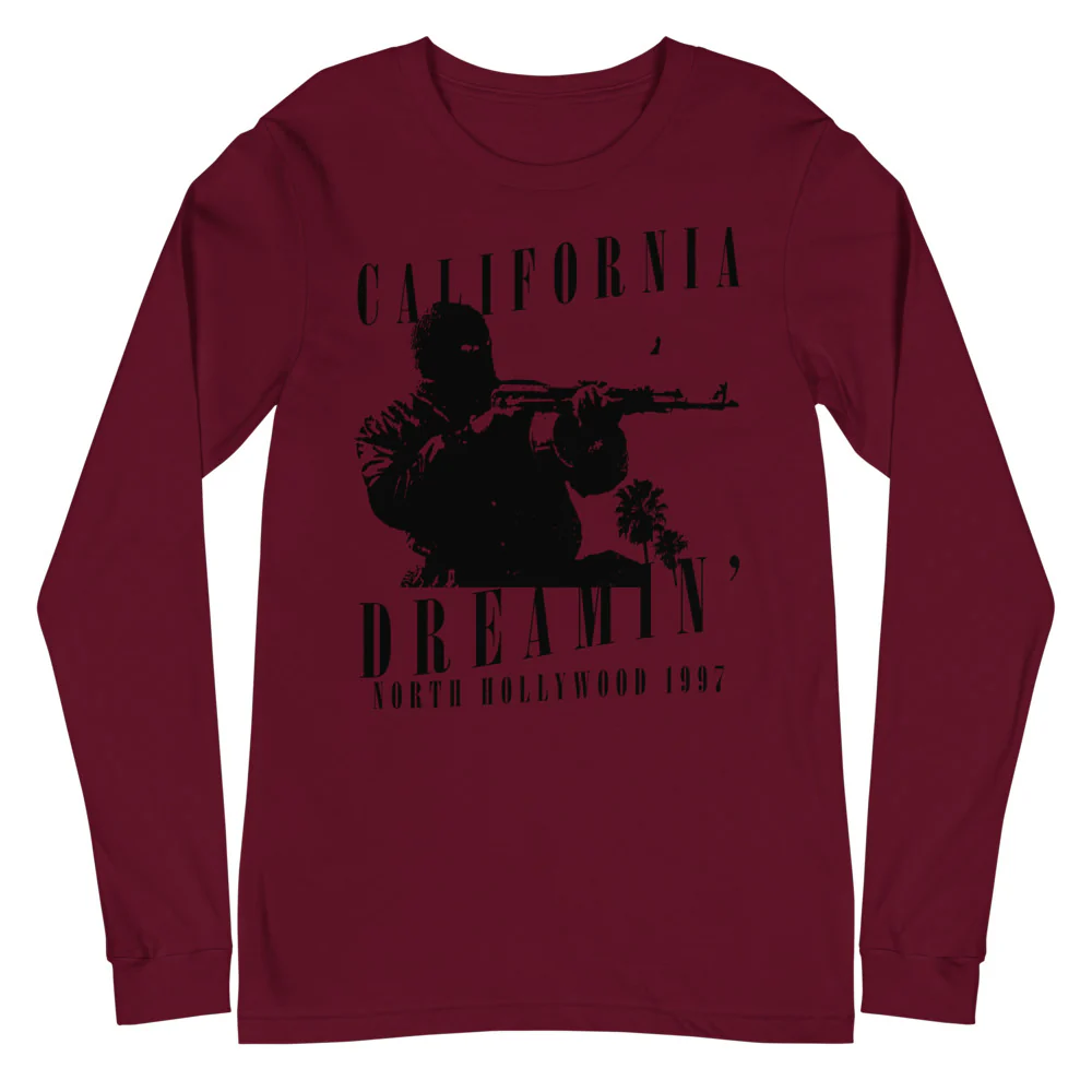 California Dreamin North Hollywood Dark Long Sleeve Tee - Image 3