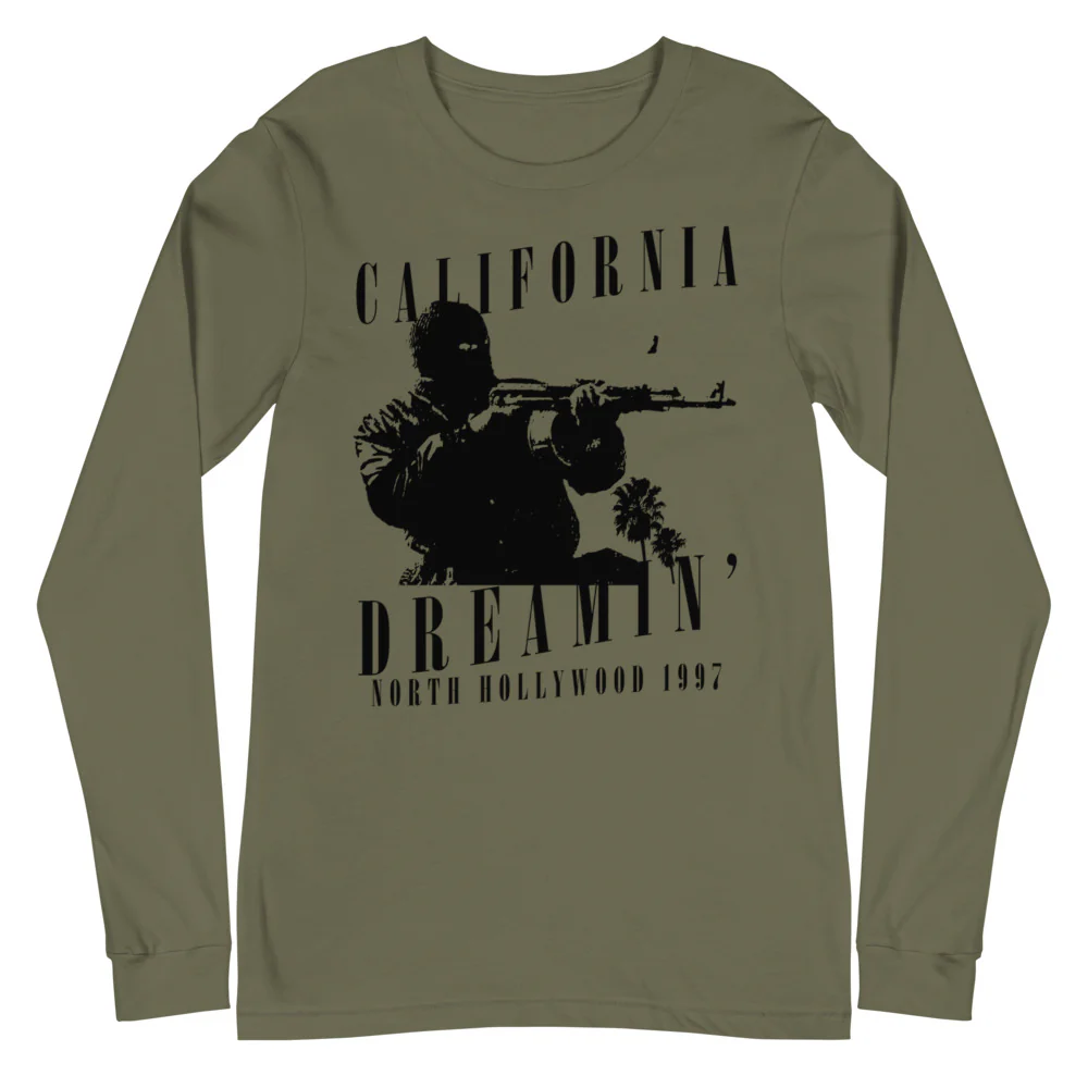 California Dreamin North Hollywood Dark Long Sleeve Tee - Image 6