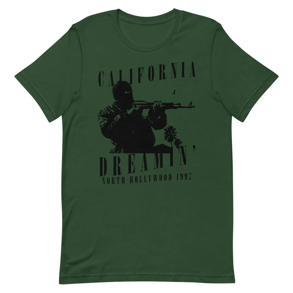 California Dreamin North Hollywood Dark T-Shirt - Image 3