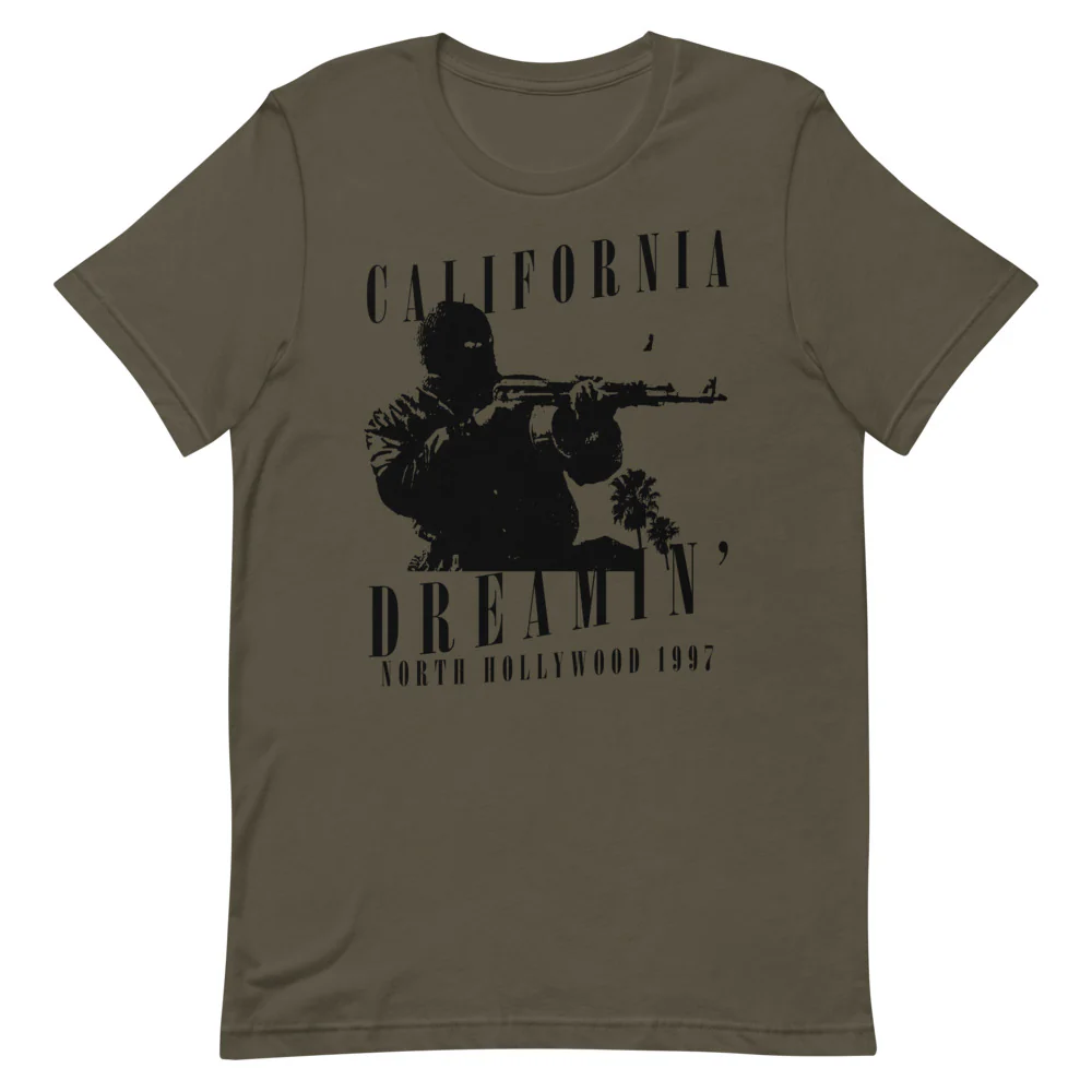 California Dreamin North Hollywood Dark T-Shirt - Image 5