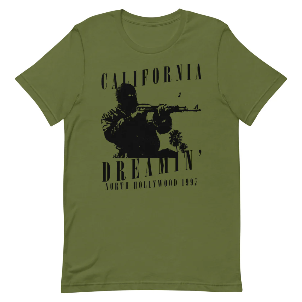 California Dreamin North Hollywood Dark T-Shirt - Image 6
