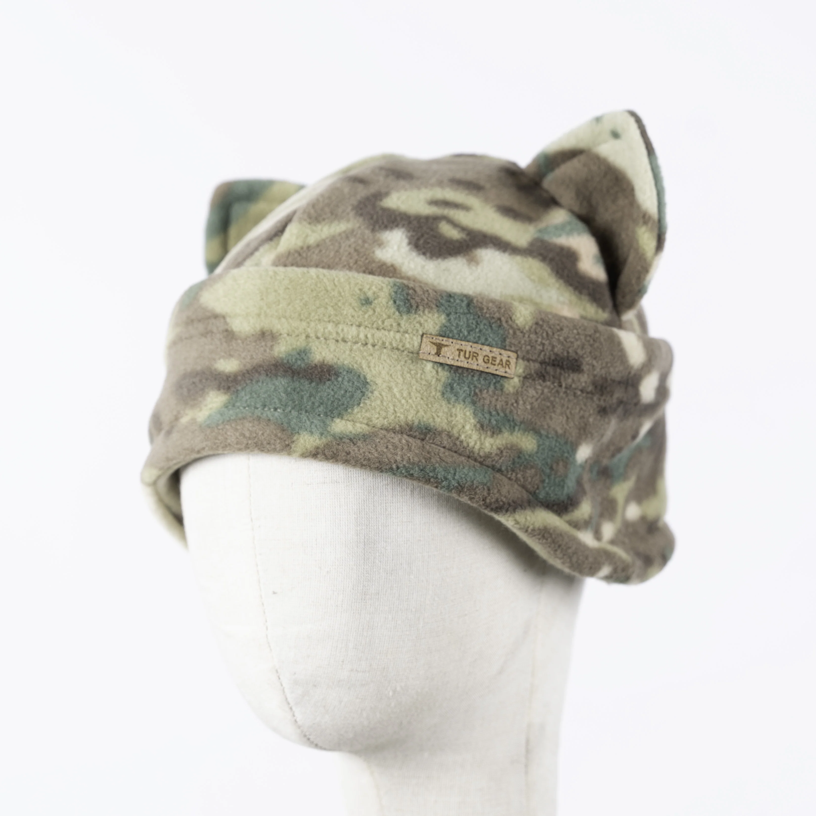 Multicam Fleece Ear Cap - Image 3
