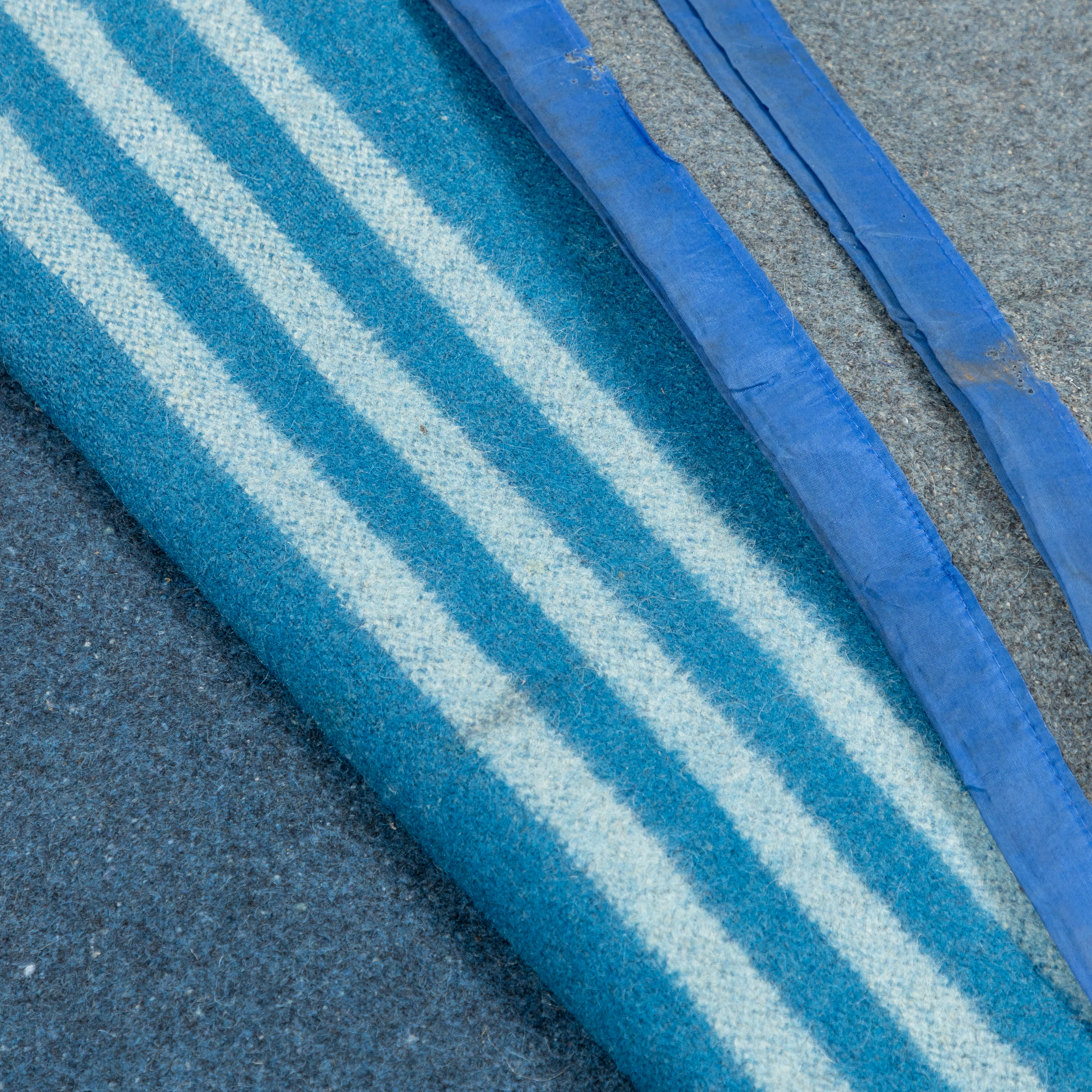 Romanian Blue Wool Blankets - Image 2