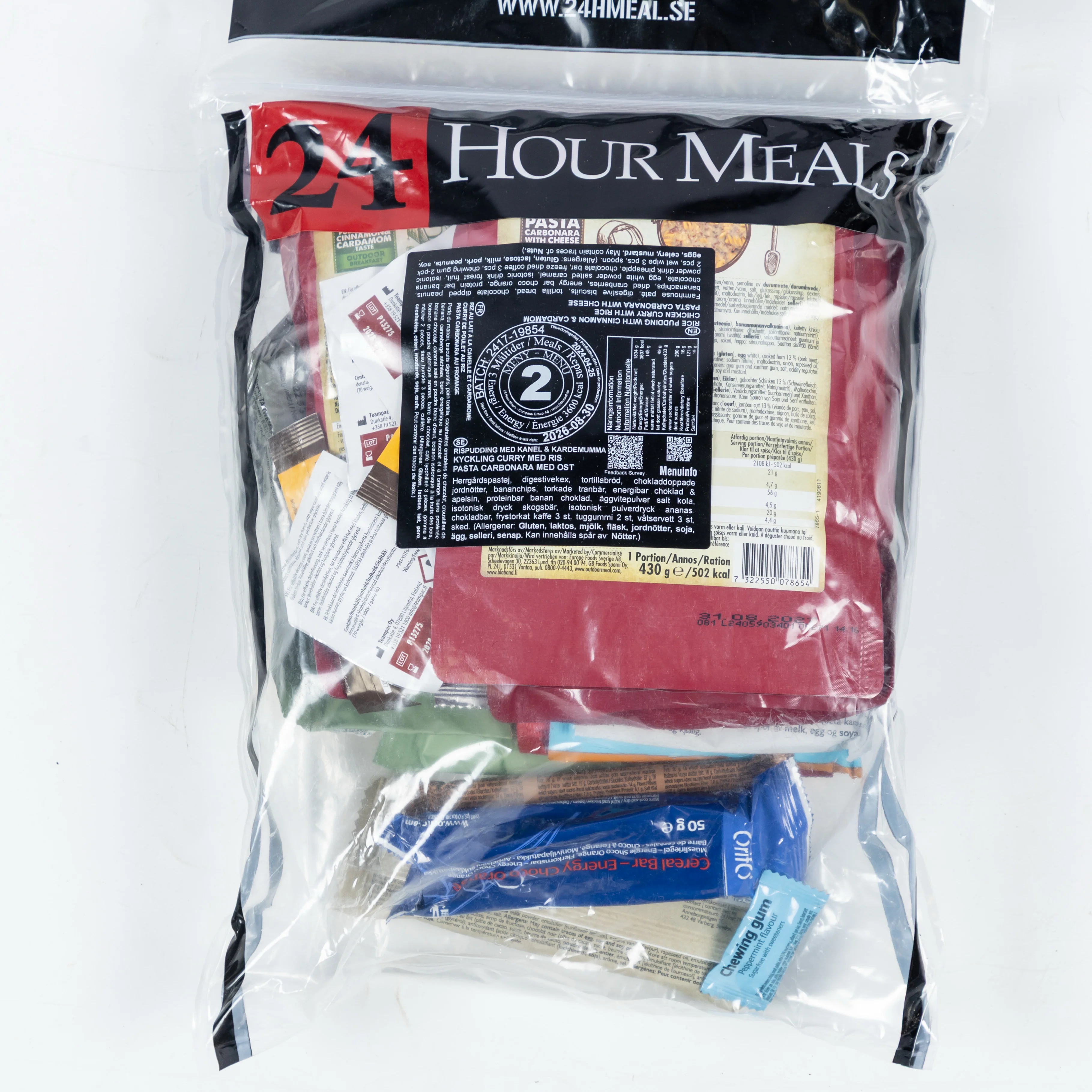 Swedish 24-Hour General Purpose/Wet Ration - Image 3