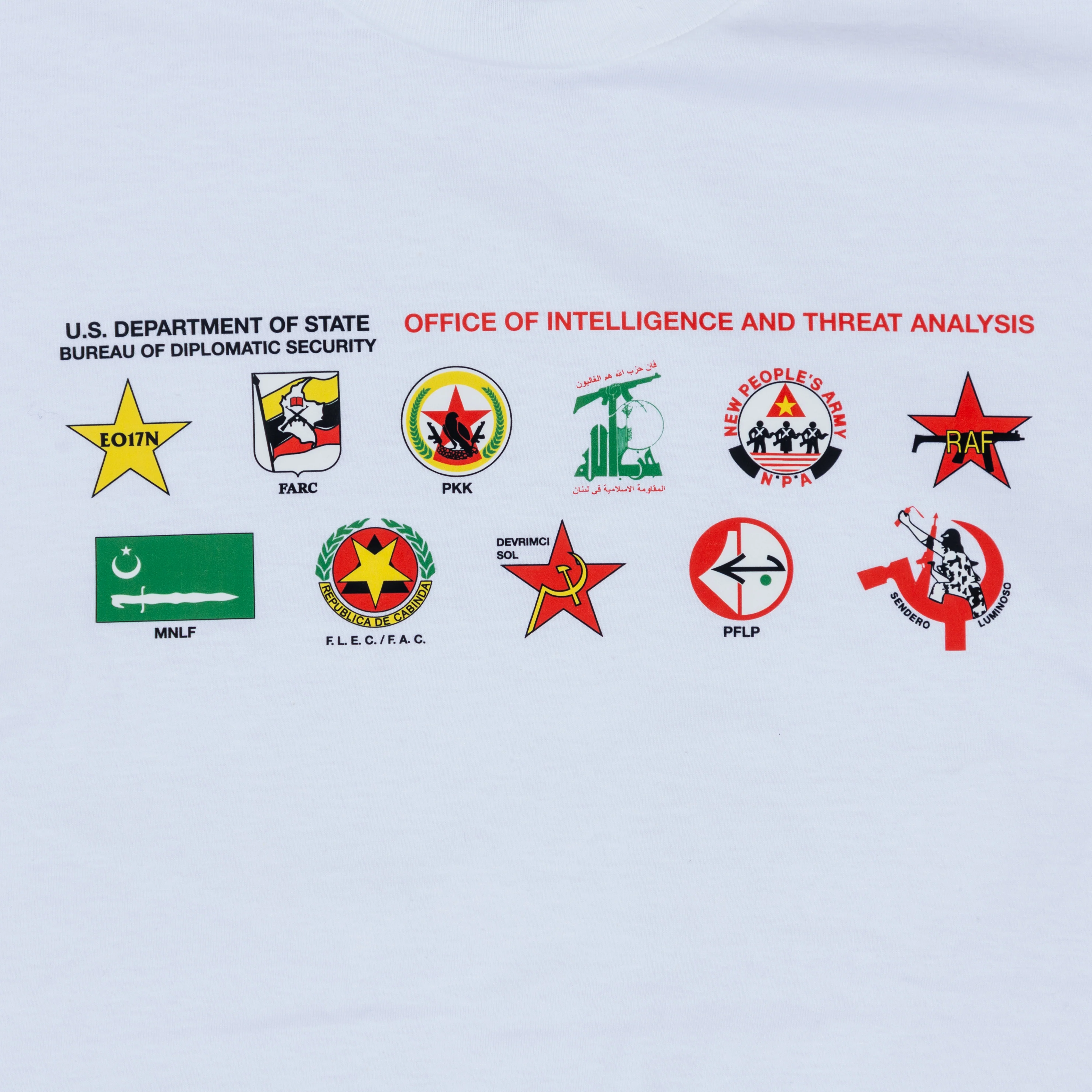 US State Dept. Office of Intel and Threat Analysis T-Shirt - Image 2
