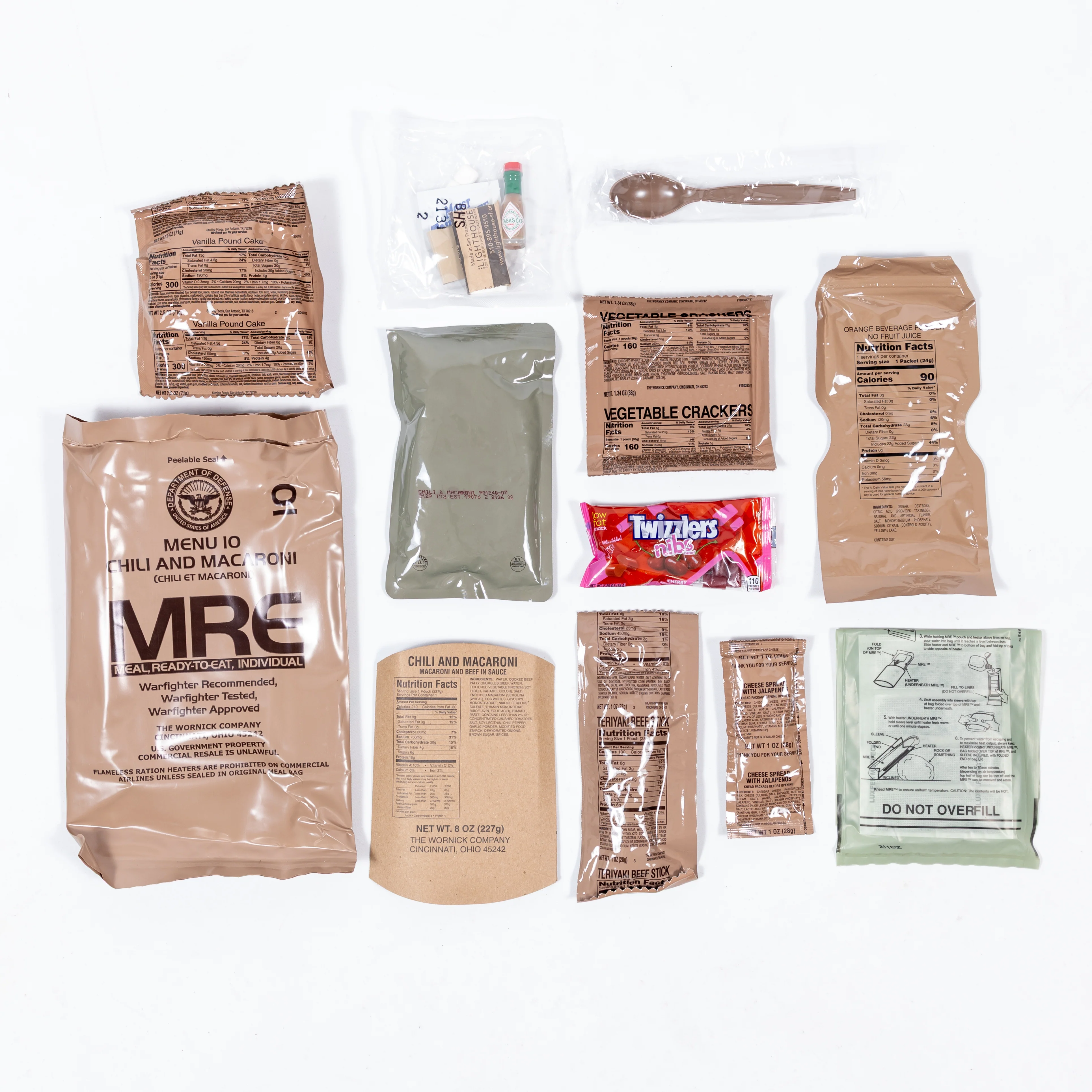 USGI MRE (Meal, Ready to Eat) 12-Meal Military Ration Case - Image 4